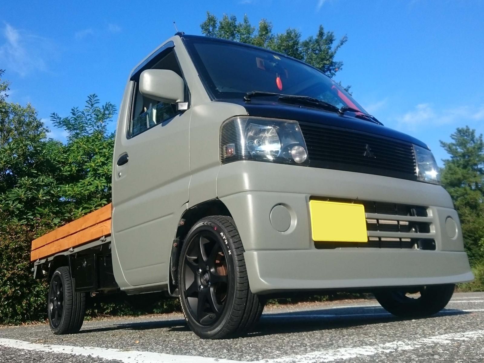 三菱 ミニキャブトラックをフレンチグレーで刷毛塗り全塗装 刷毛 ハケ ローラーで車をdiyで全塗装しよう