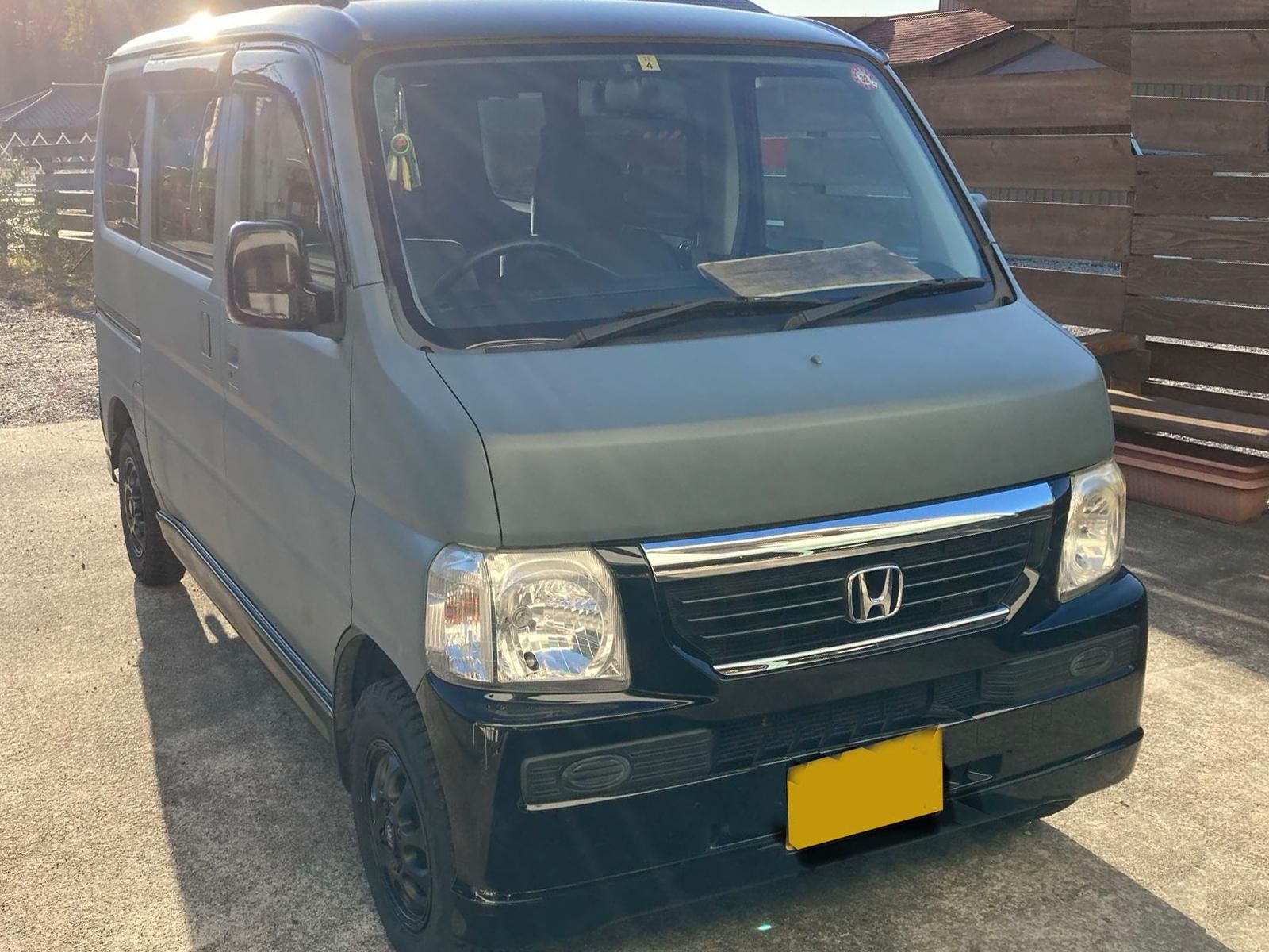 ホンダ バモスをイーグルブルーグレーで刷毛塗り全塗装 刷毛 ハケ ローラーで車をdiyで全塗装しよう ホンダ バモスをイーグルブルーグレーで刷毛塗り全塗装 刷毛 ハケ ローラーで車をdiyで全塗装しよう
