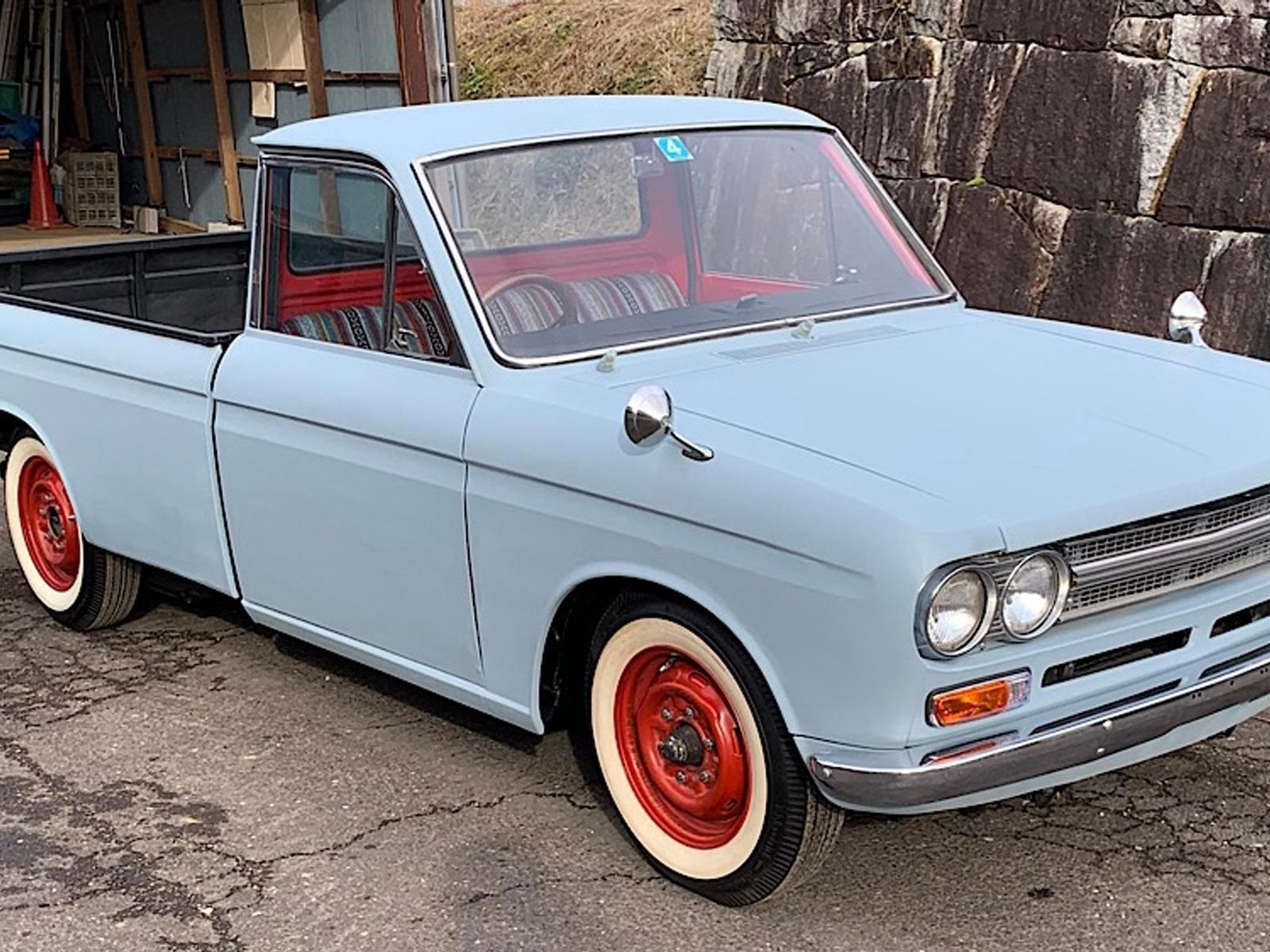 日産 ダットサントラック521を世田谷ベースカラーで全塗装！ - 刷毛