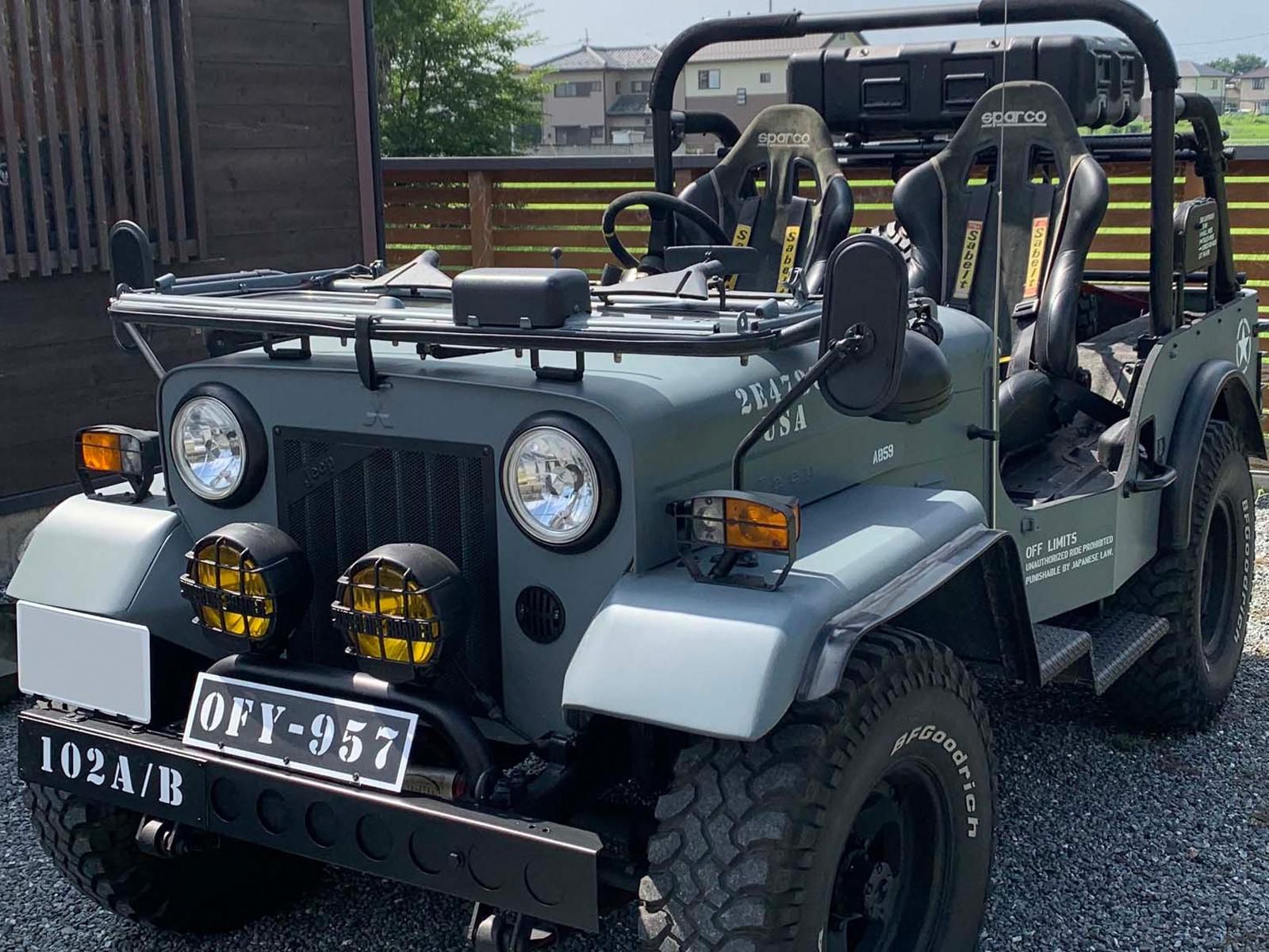 三菱　ジープ Jeep J53 パーツ　カタログ Yahoo!オークション - ミツビシ 三菱 ジープ JEEP イラスト