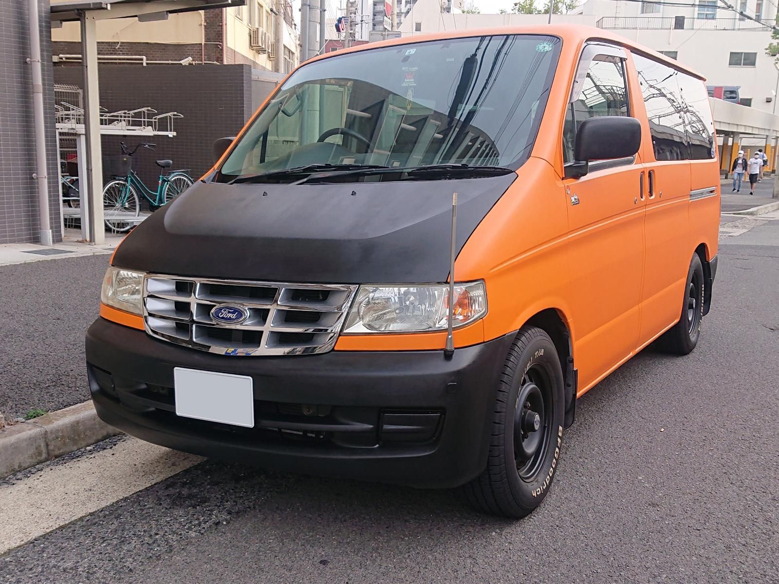 フォード フリーダ をカスタムカラー 12-60Xで刷毛塗り全塗装! - 刷毛