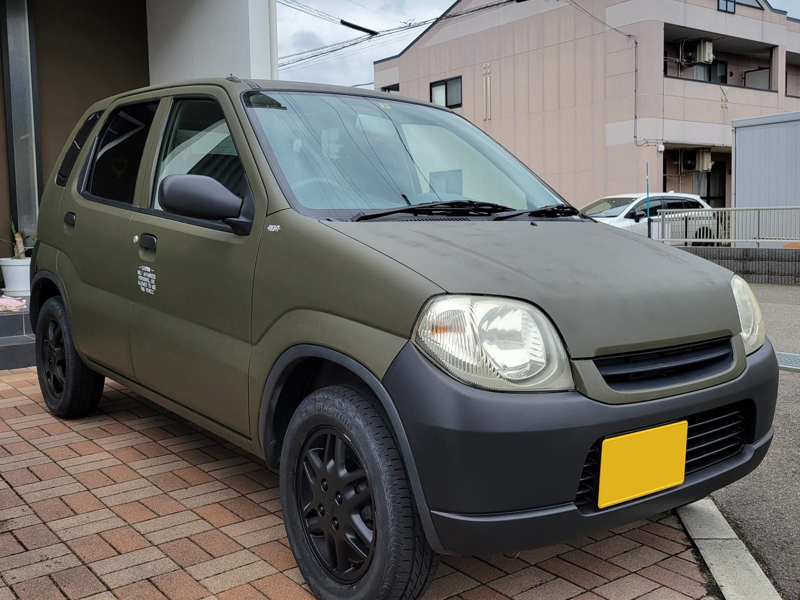 スズキ Keiをオリーブドラブで刷毛塗り全塗装 刷毛 ハケ ローラーで車をdiyで全塗装しよう