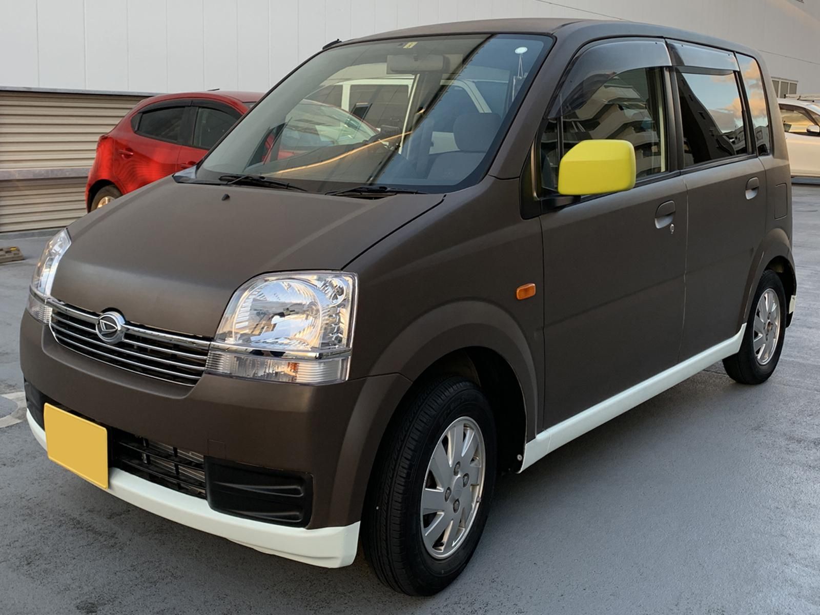 ダイハツ ムーヴをカスタムカラー BM2134-10近似色で刷毛塗り全塗装