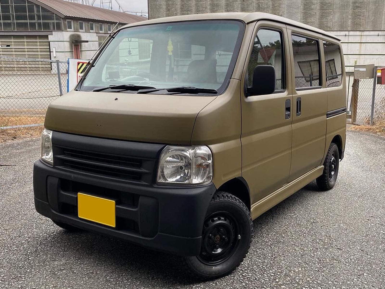 ホンダ バモスをサンドカーキで全塗装 刷毛 ハケ ローラーで車をdiyで全塗装しよう