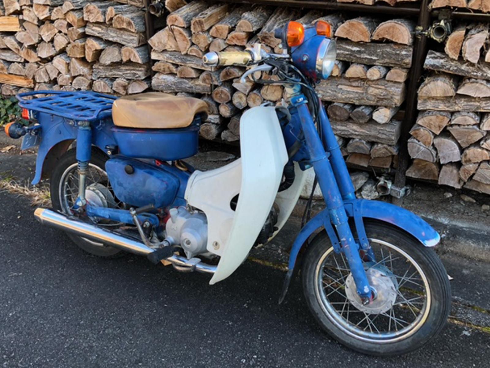 ホンダ 郵政カブMD90をオリーブドラブで刷毛塗り全塗装! - 刷毛 ホンダ 郵政カブMD90をオリーブドラブで刷毛塗り全塗装! - 刷毛