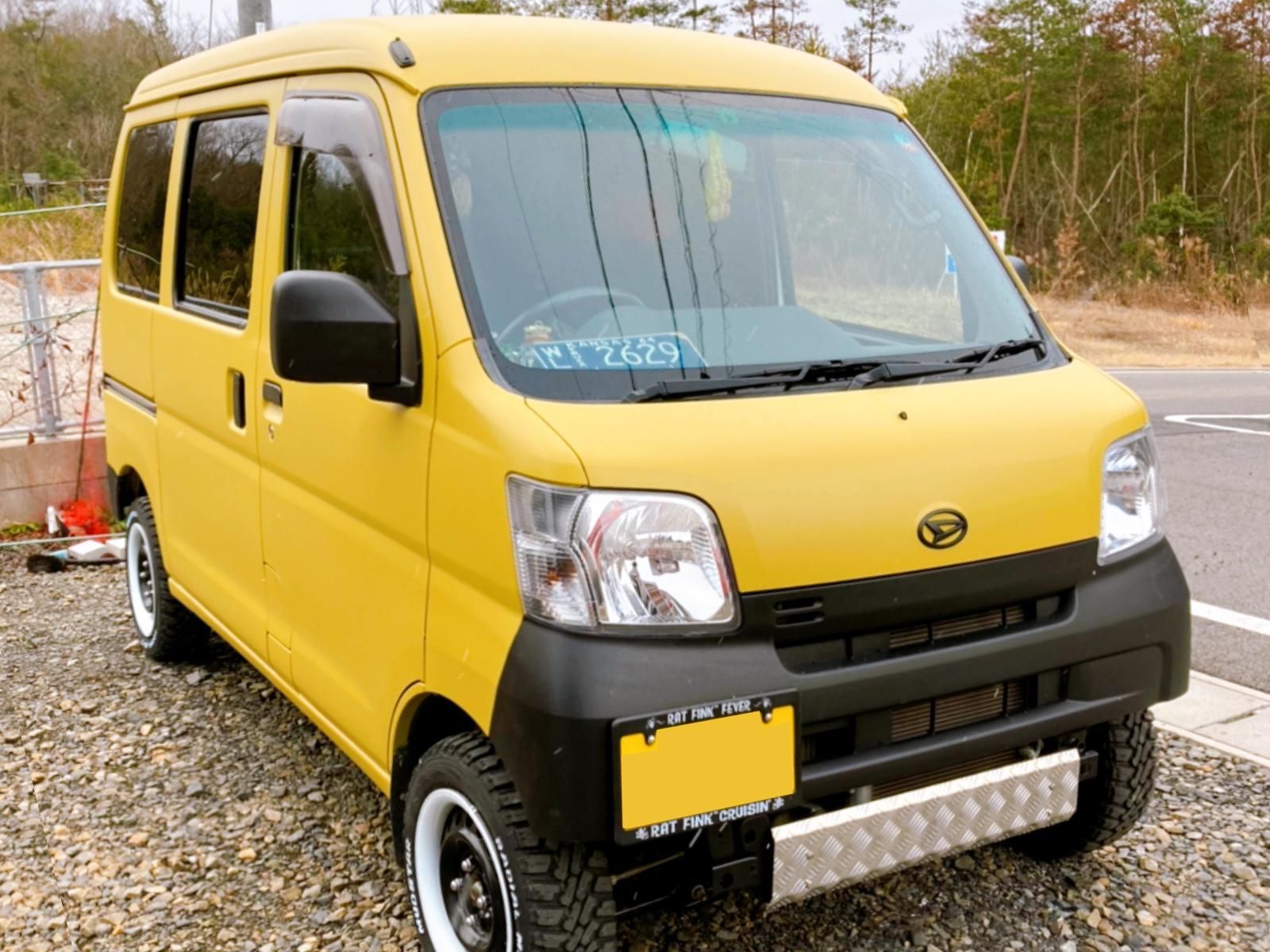 ハイゼットカーゴ フロントバンパー バンパーカット - 外装、エアロパーツ