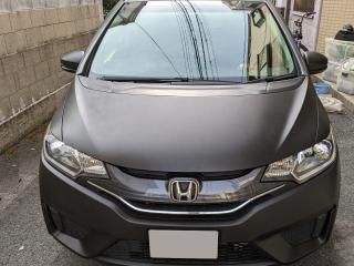 マットブラック事例 - 刷毛（ハケ）・ローラーで車をDIYで全塗装
