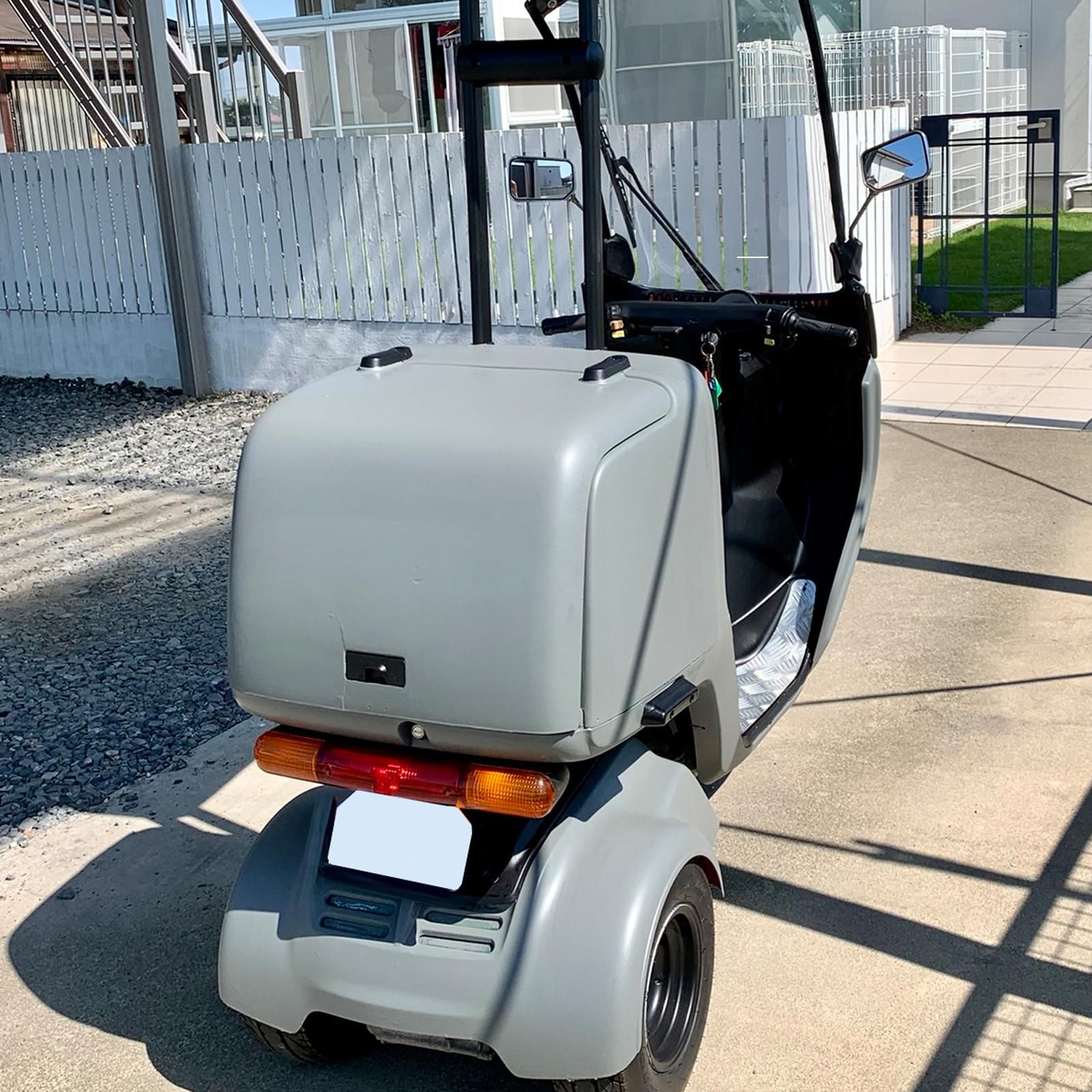 ホンダ ジャイロキャノピーをフレンチグレーで刷毛塗り全塗装