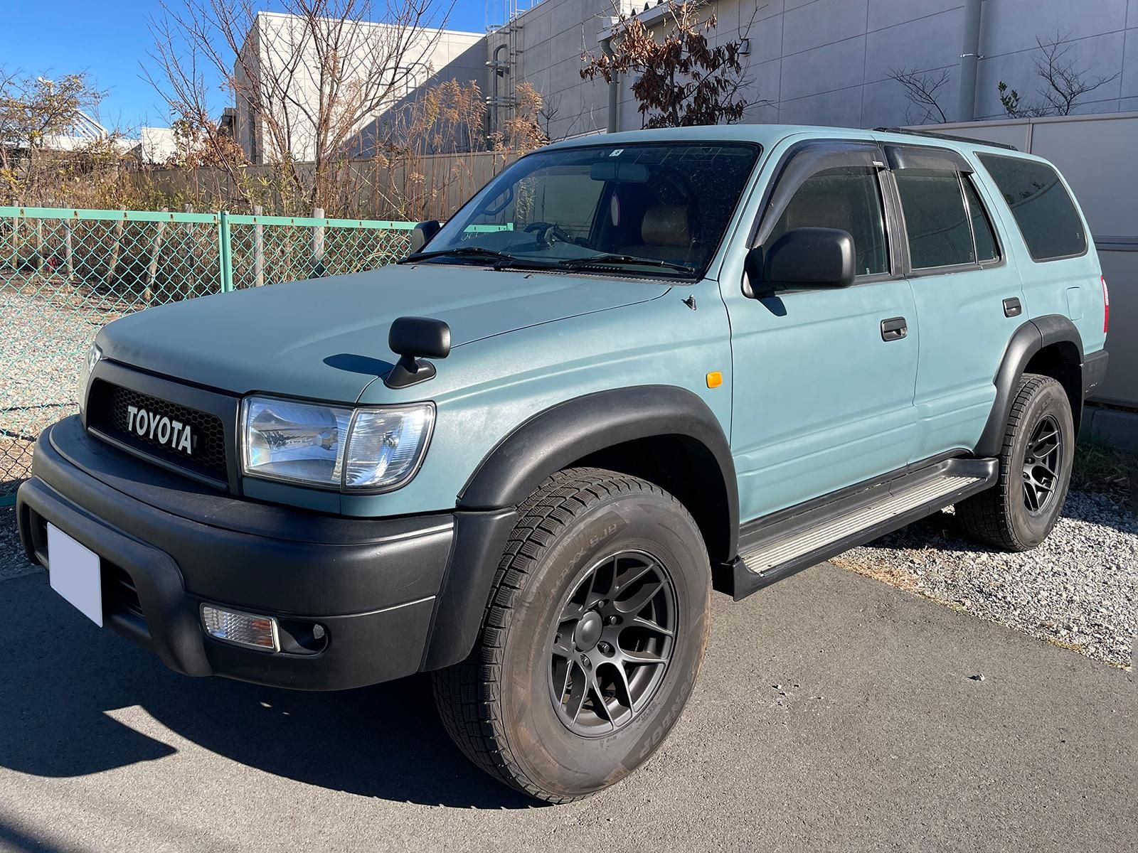 トヨタ ハイラックスサーフをKURAYAオールドブルーシーで刷毛