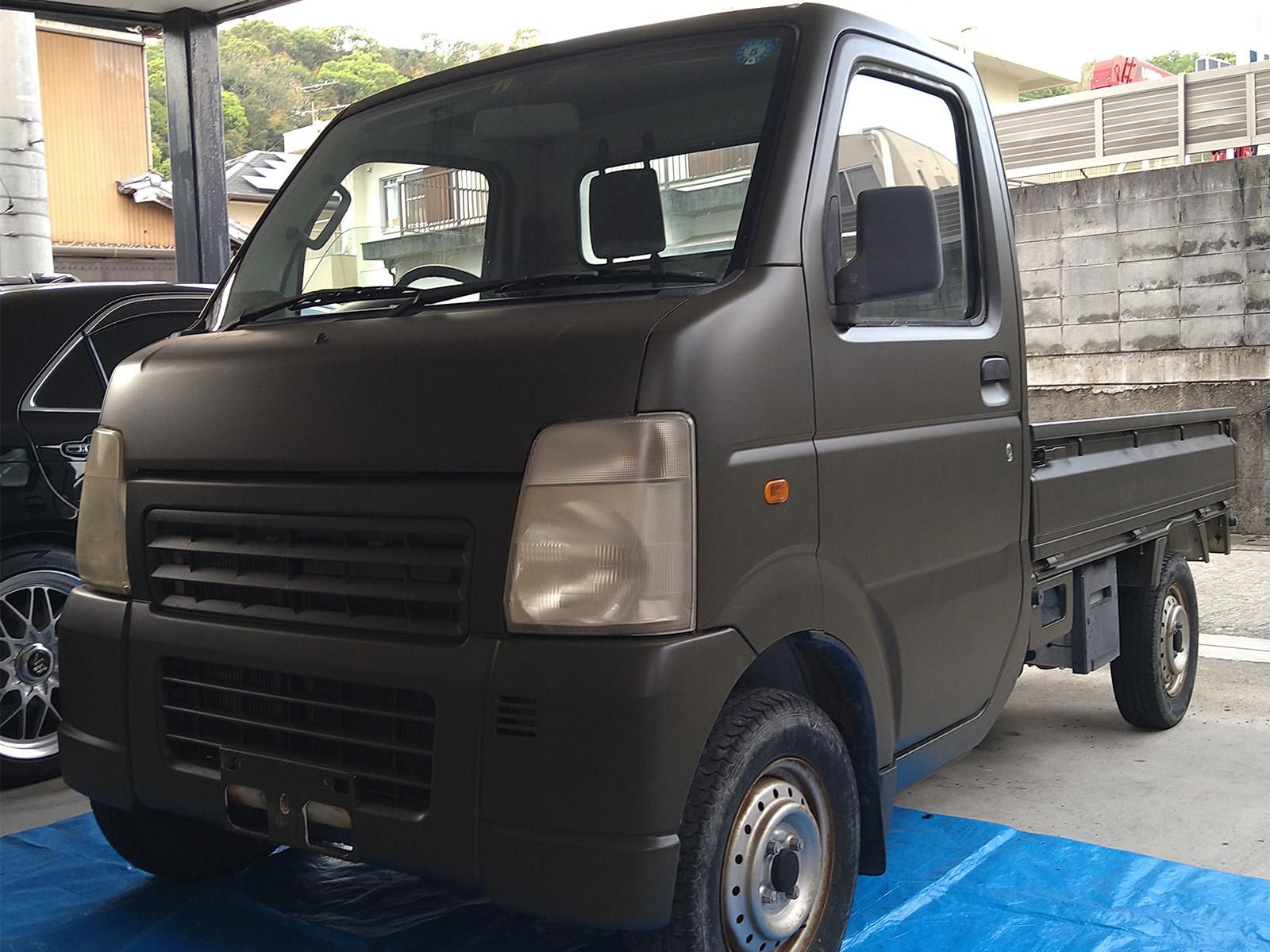 タカラ塗料　オリーブドラブ　未使用　4kg タカラ塗料 オリーブドラブ 未使用 4kg 軽トラをOD色で刷毛塗全