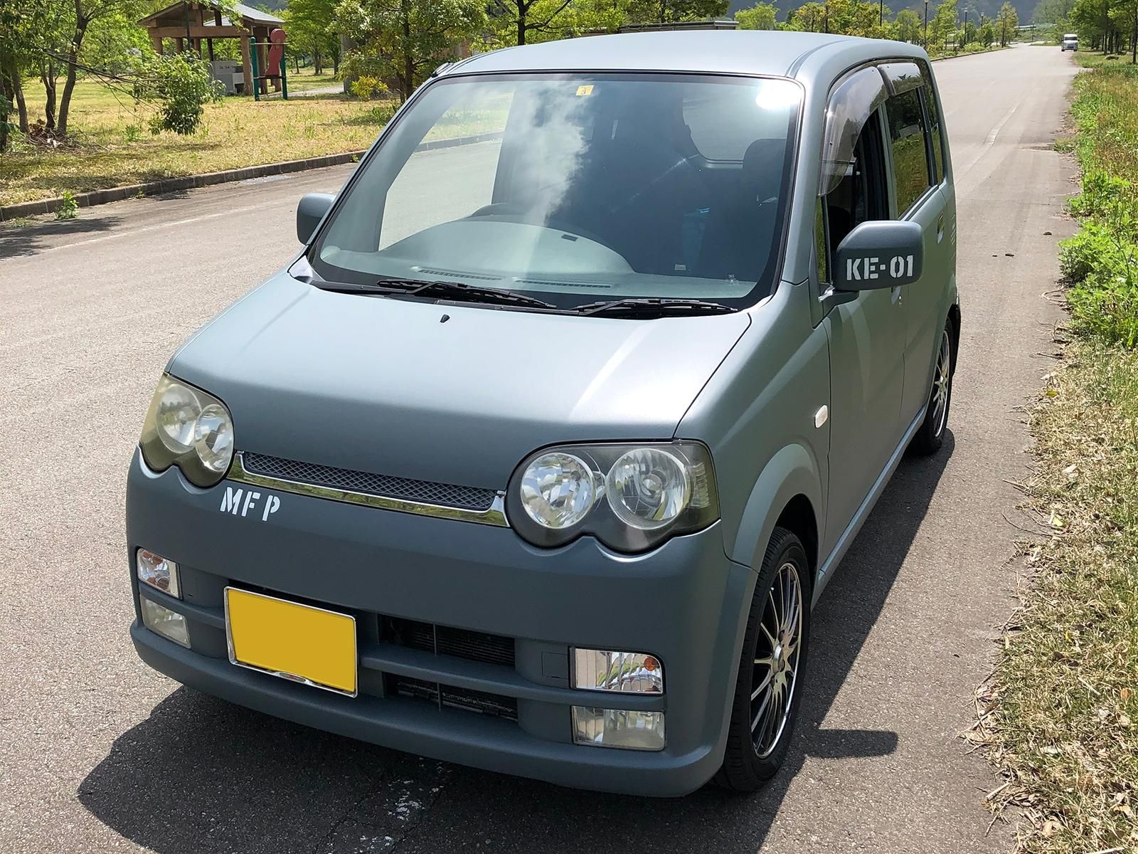 スズキ キャリイをイーグルブルーグレーで刷毛塗り全塗装