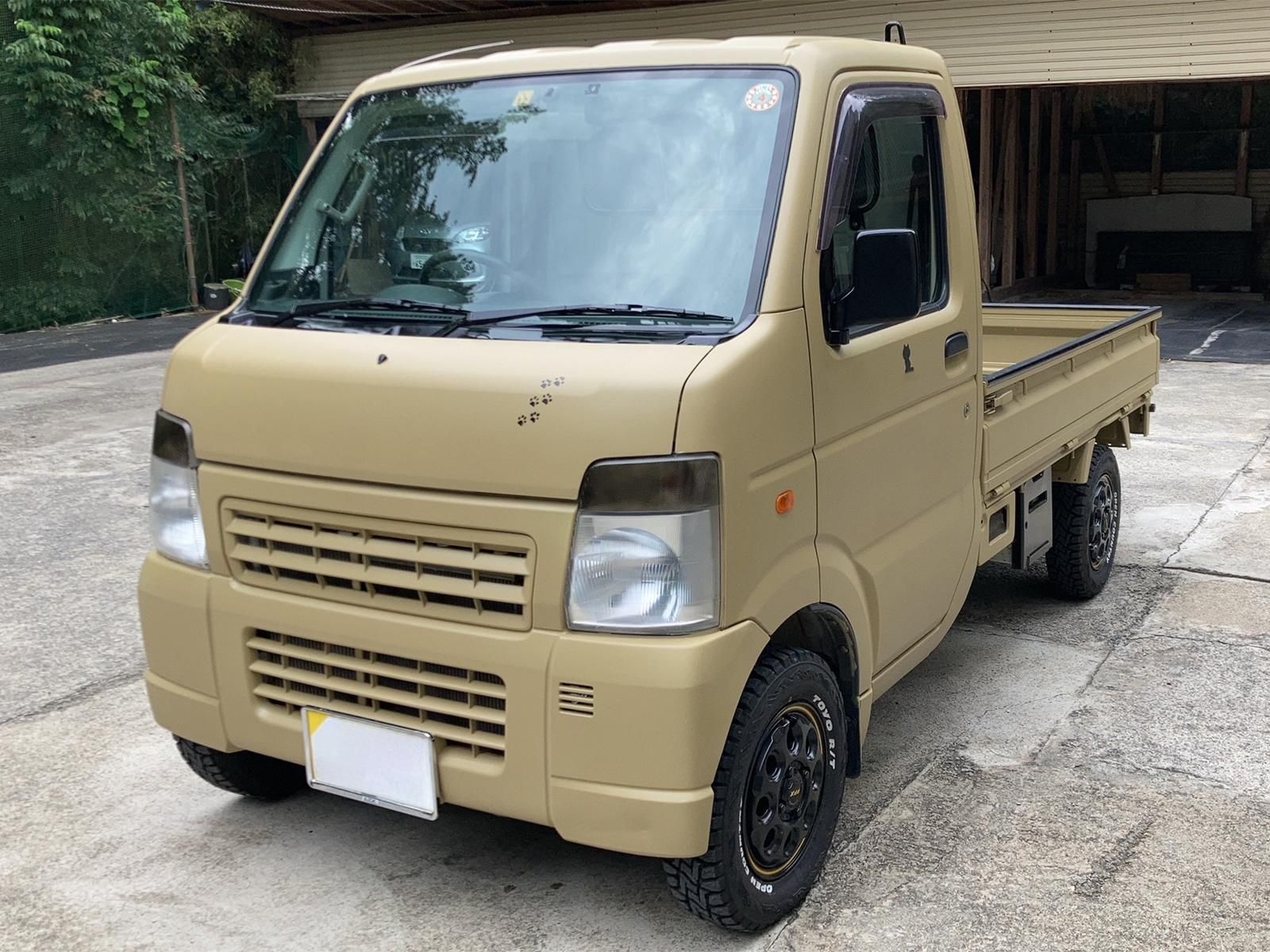 キャリイDA63TをDIYで全塗装！ビスケット - 刷毛（ハケ）・ローラーで車をDIYで全塗装しよう！