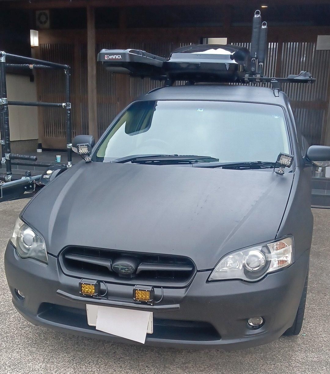 レガシィツーリングワゴン BP5を自分で塗り替えた事例(マットブラック