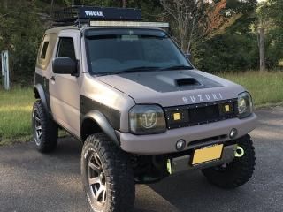 ジムニー - 刷毛（ハケ）・ローラーで車をDIYで全塗装しよう！