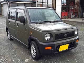 オリーブドラブ事例 - 刷毛（ハケ）・ローラーで車をDIYで全塗装