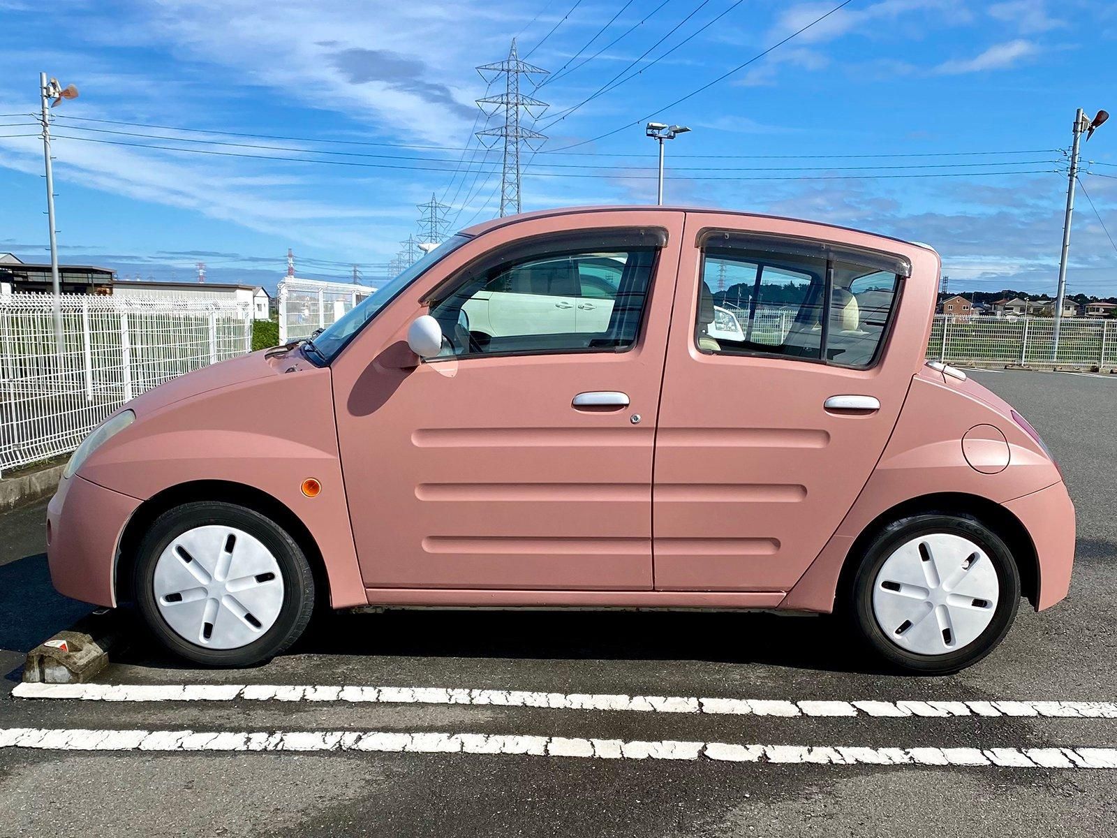 トヨタ WILL viをオールドローズでオールペン！ - 刷毛（ハケ