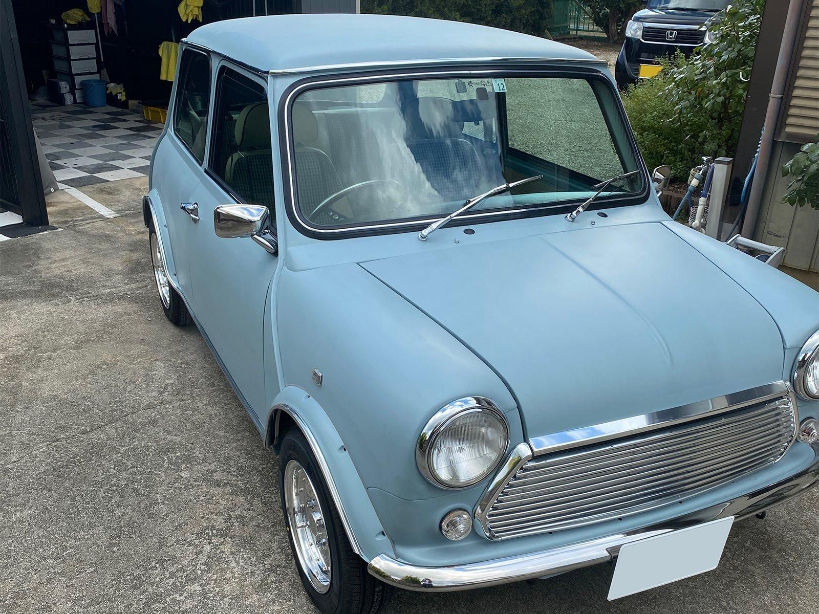 ミニクーパーを世田谷ベースカラーでオールペン！ - 刷毛（ハケ