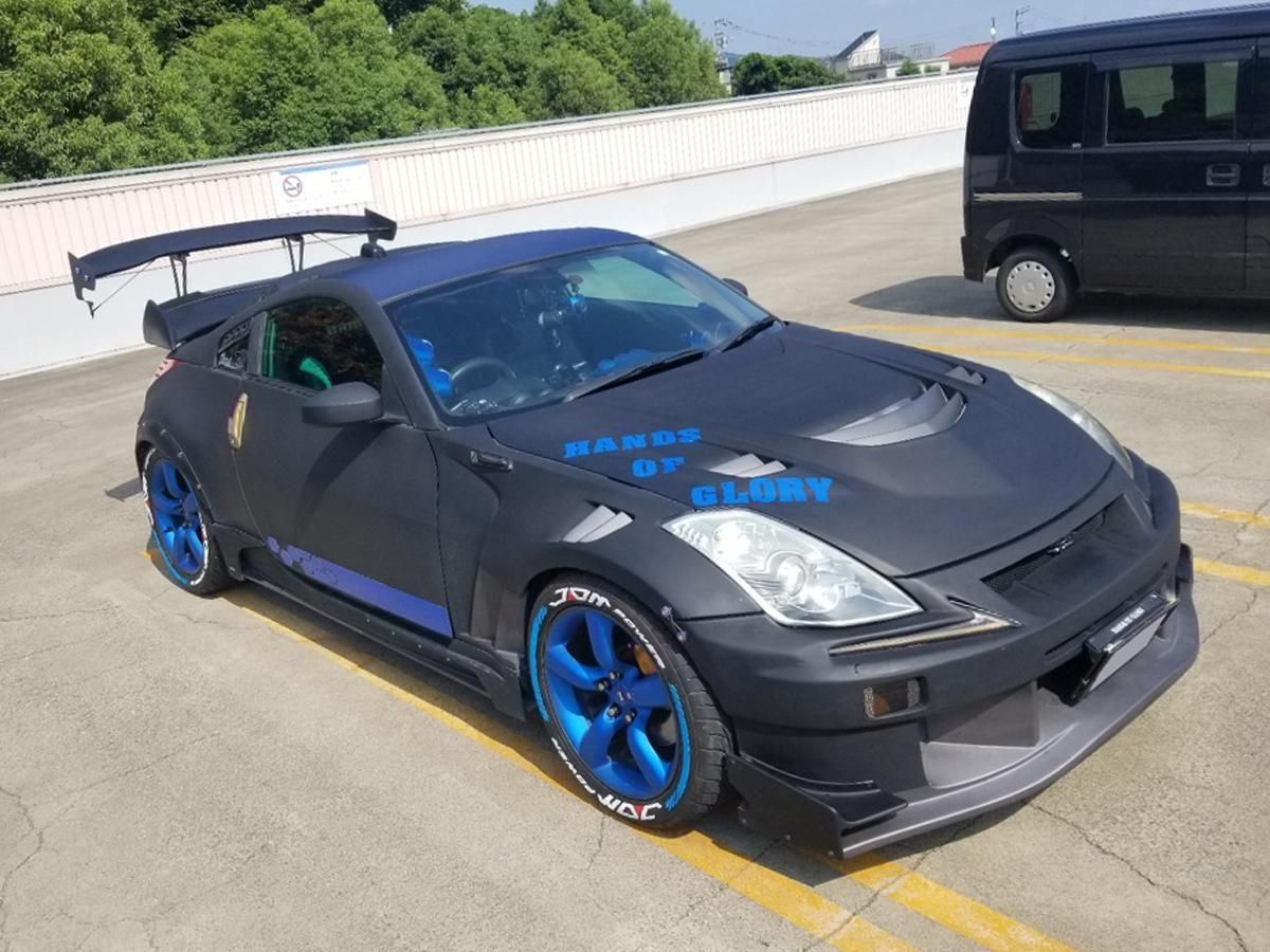 日産 フェアレディZをイーグルブルーグレーでオールペン！ - 刷毛