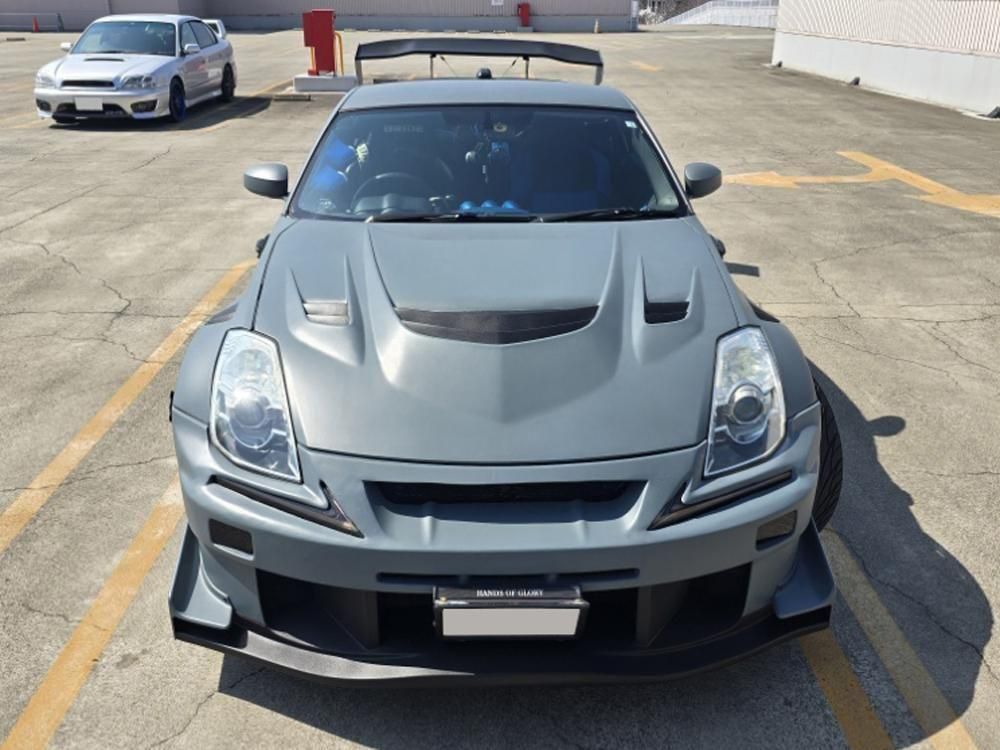 日産 フェアレディZをイーグルブルーグレーでオールペン！ - 刷毛