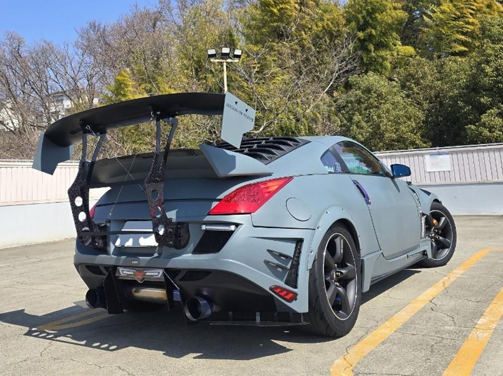 日産 フェアレディZをイーグルブルーグレーでオールペン！ - 刷毛