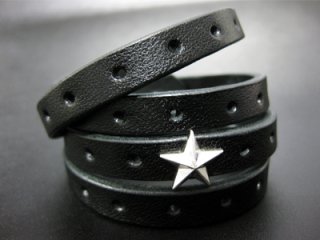 【TRANSCORE】 TSC Leather Bracelet - Star