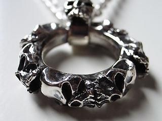 TRANSCORE】 Round Skull Pendant - SMART freaks|シルバー TRANSCORE】 Round Skull Pendant - SMART freaks|シルバー