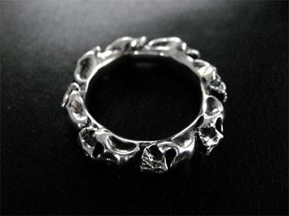 TRANSCORE】 Round Skull Ring - SMART freaks|シルバー TRANSCORE】 Round Skull Ring - SMART freaks|シルバー