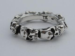 TRANSCORE】 Round Skull Ring - SMART freaks|シルバー TRANSCORE】 Round Skull Ring - SMART freaks|シルバー