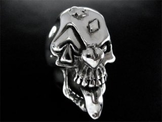 【TRANSCORE】4 Aces Skull Ring