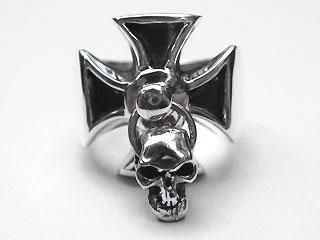 TRANSCORE】 TSC Iron Cross Ring - SMART freaks｜シルバー