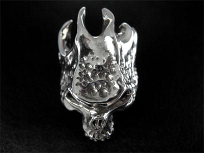 TRANSCORE】 Flame Skull Ring - SMART freaks|シルバー TRANSCORE】 Flame Skull Ring - SMART freaks|シルバー