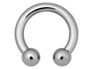 Titanium Circular Barbells 14G