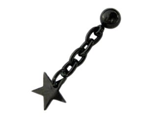 【MBH03】Clip-in Ball with Pendant-star