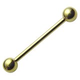 GBL-14G4bZircon Barbells 14G(4mm ball)