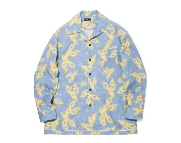 PEACOCK SKULL L/S SHIRT