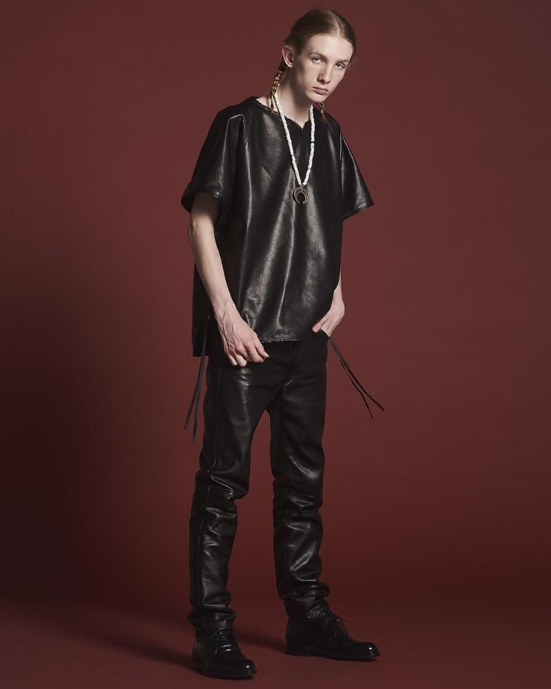未使用品strange trip NOMAD LEATHER SHIRTSレザー NOMAD LEATHER SHIRTS
