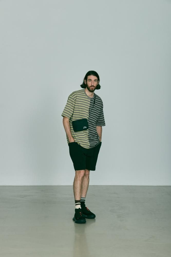 BORDER TEE HALF SLEEVE - LOSTHILLS ONLINE STORE｜ロスト