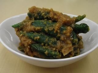 青唐辛子みそ漬け キムチの製造 通販 こだわりキムチのカネダ食品