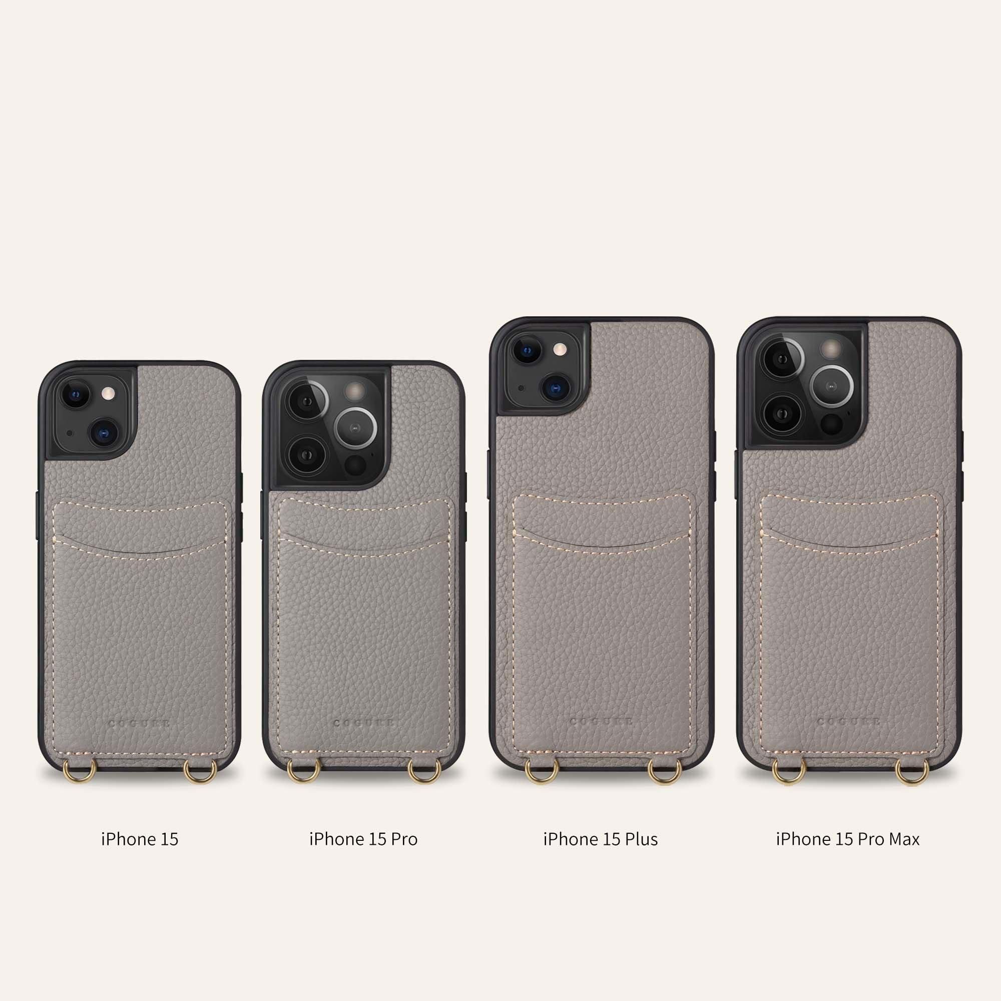 マイコ　iPhone13 レザーケース　革　ショルダー付き iPhone 13 Pro 本革ケース | ショルダーストラップ付き - COPGCS
