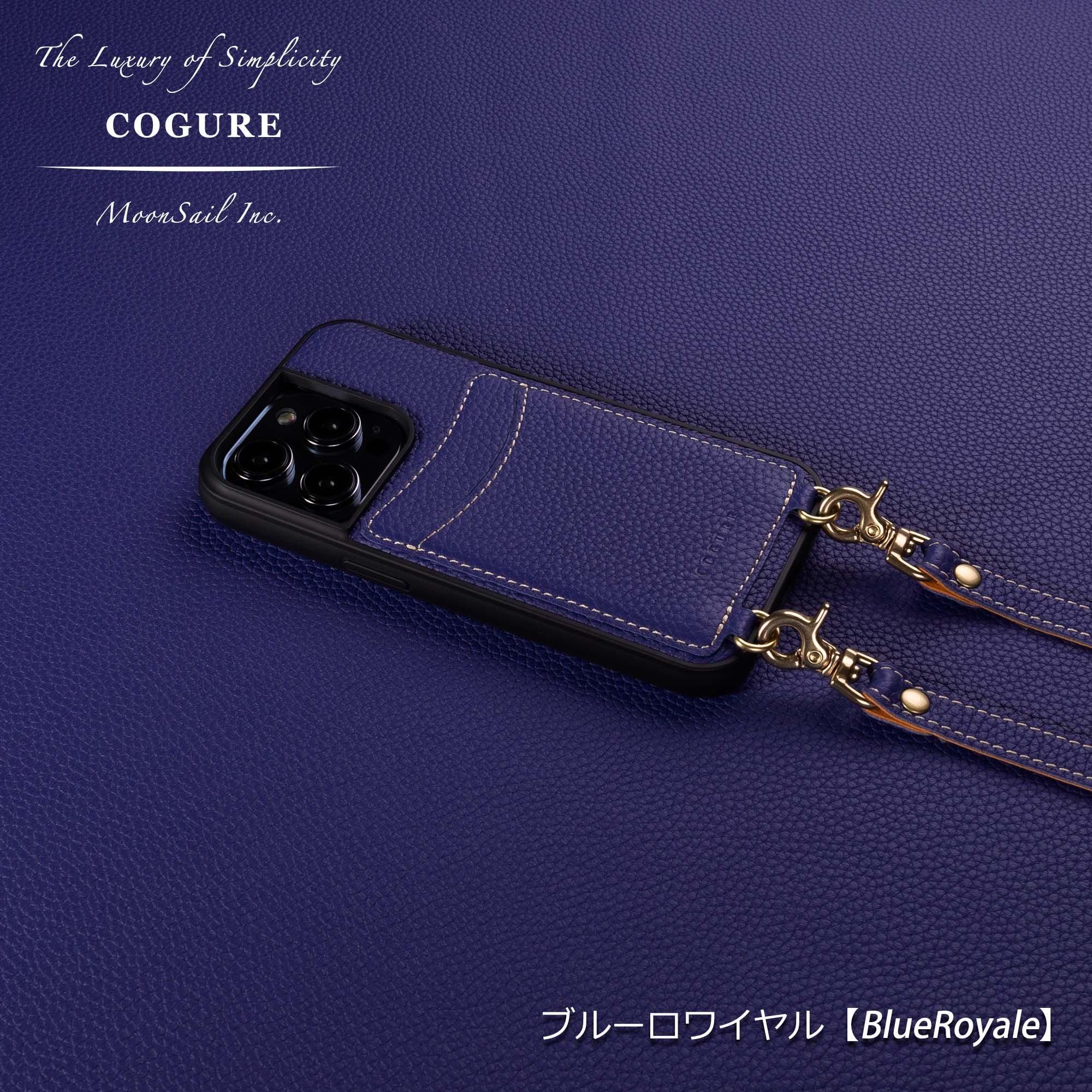 クリスチャンディオール iPhone13Pro ケース ストラップ付 ネイビー iPhone 13 Pro 本革ケース | ショルダーストラップ付き - COPGCS