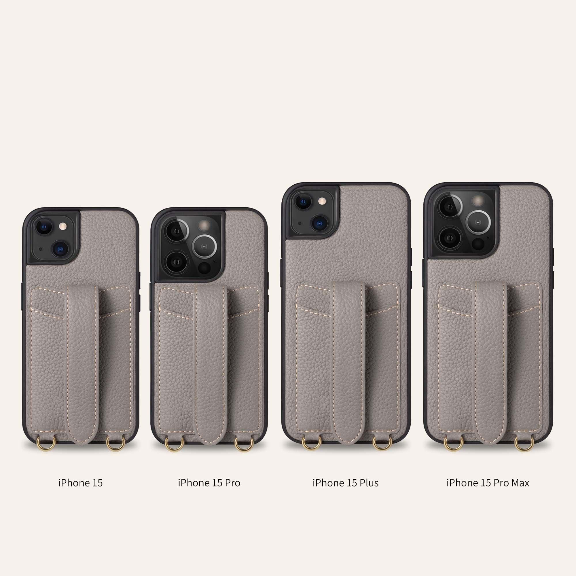 iPhone 14 背面ケース | 本革ベルト付き - COPGC