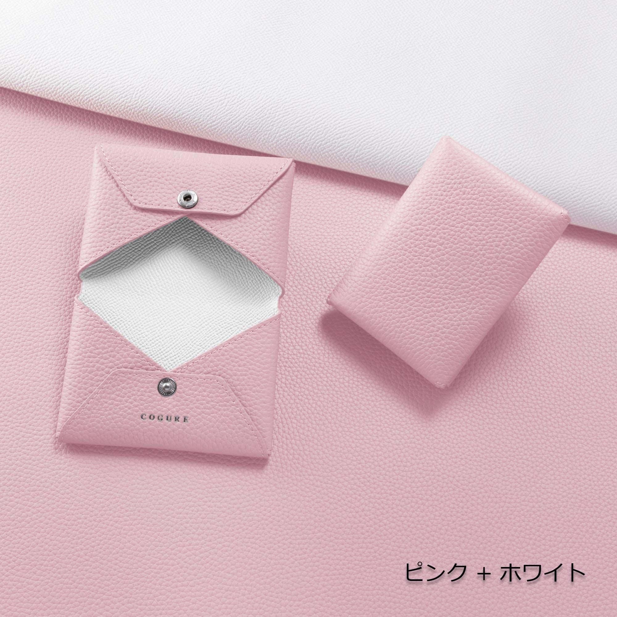 ☆Mi☆カービング入り名刺入れ 人気No.1】名刺入れ(ピンク)『No.232 インド刺繍リボン名刺入れ