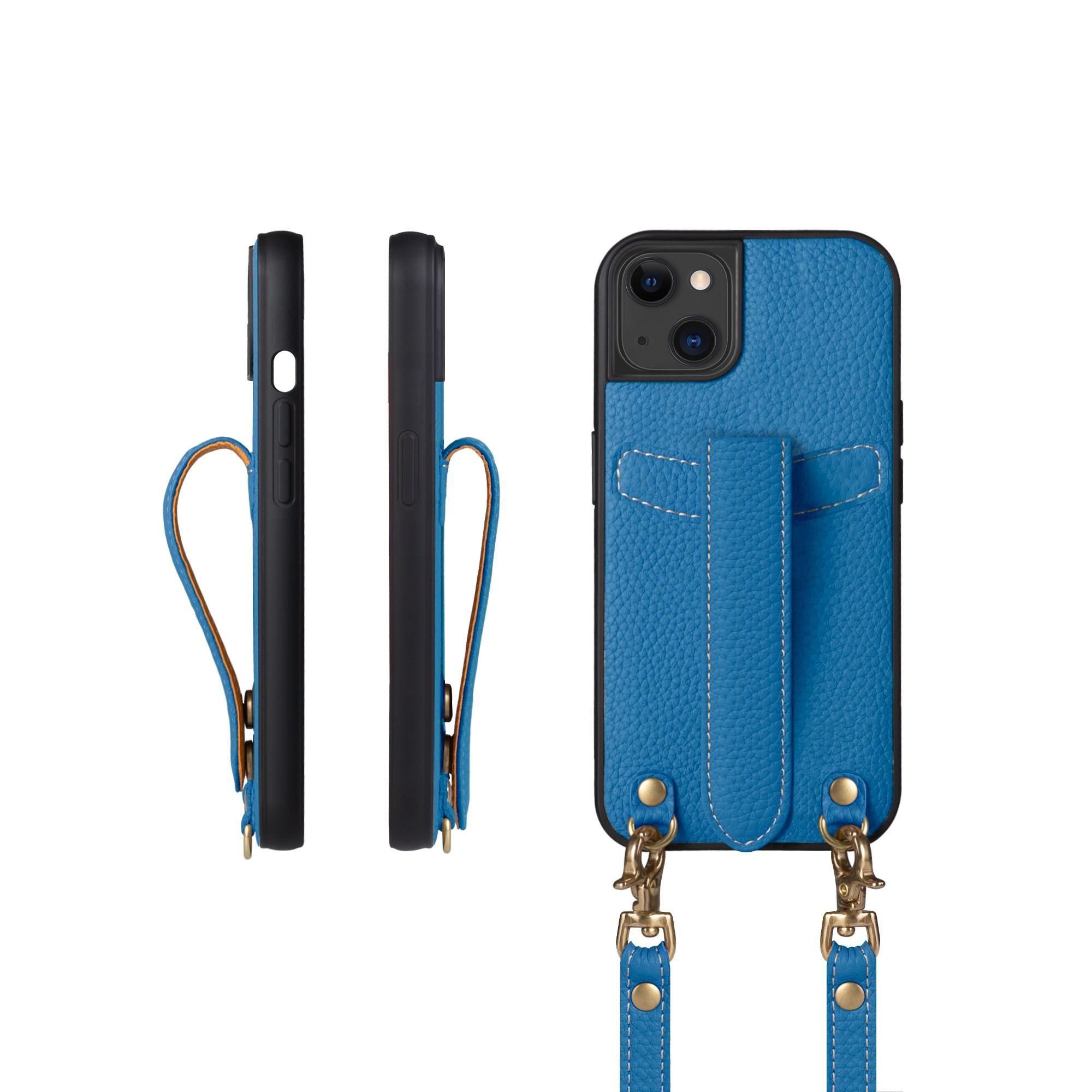 iPhone 15 本革ケース 落下防止・ショルダー付き | COGURE