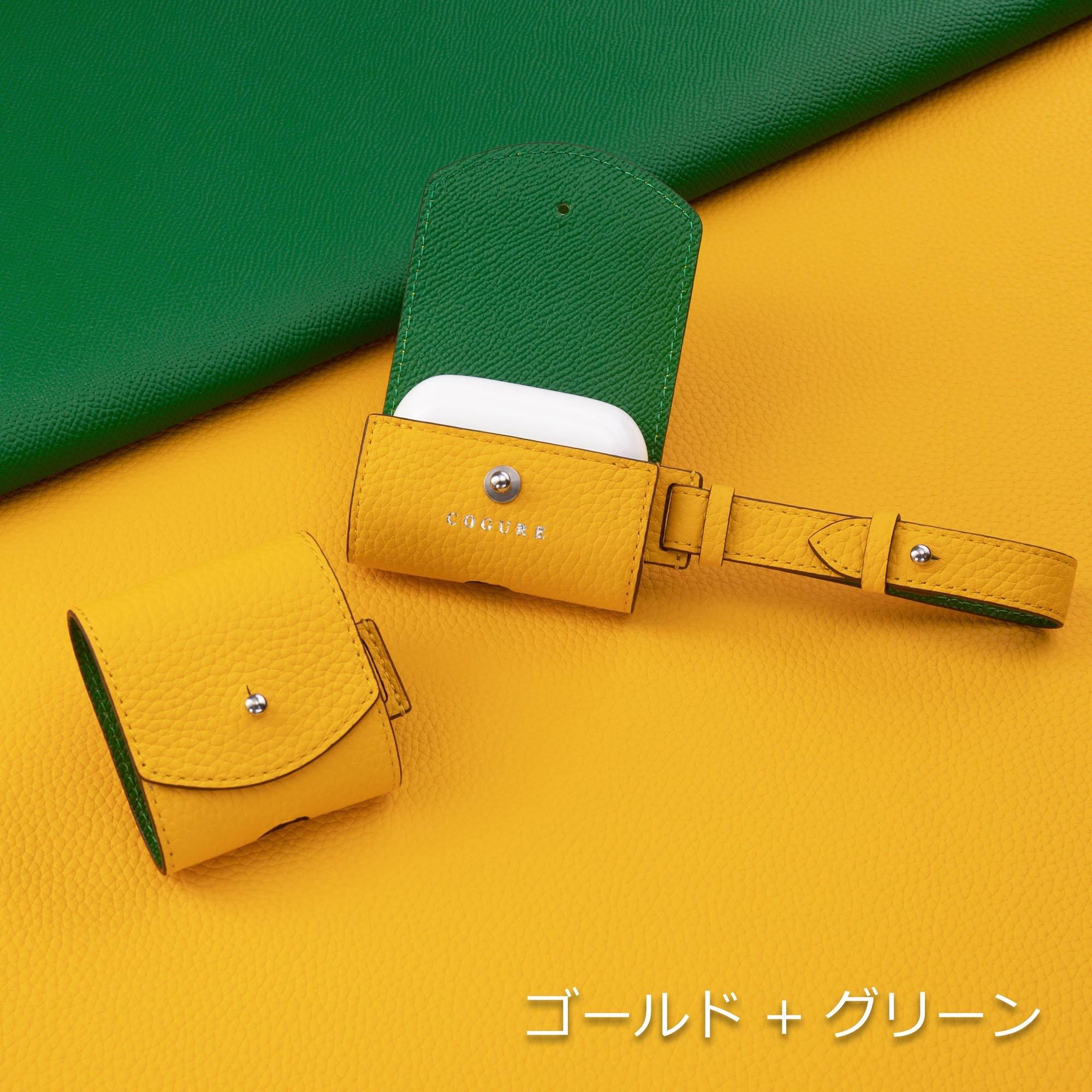 HERMES エルメス AirPods Pro 2 レザー ケース グリーン