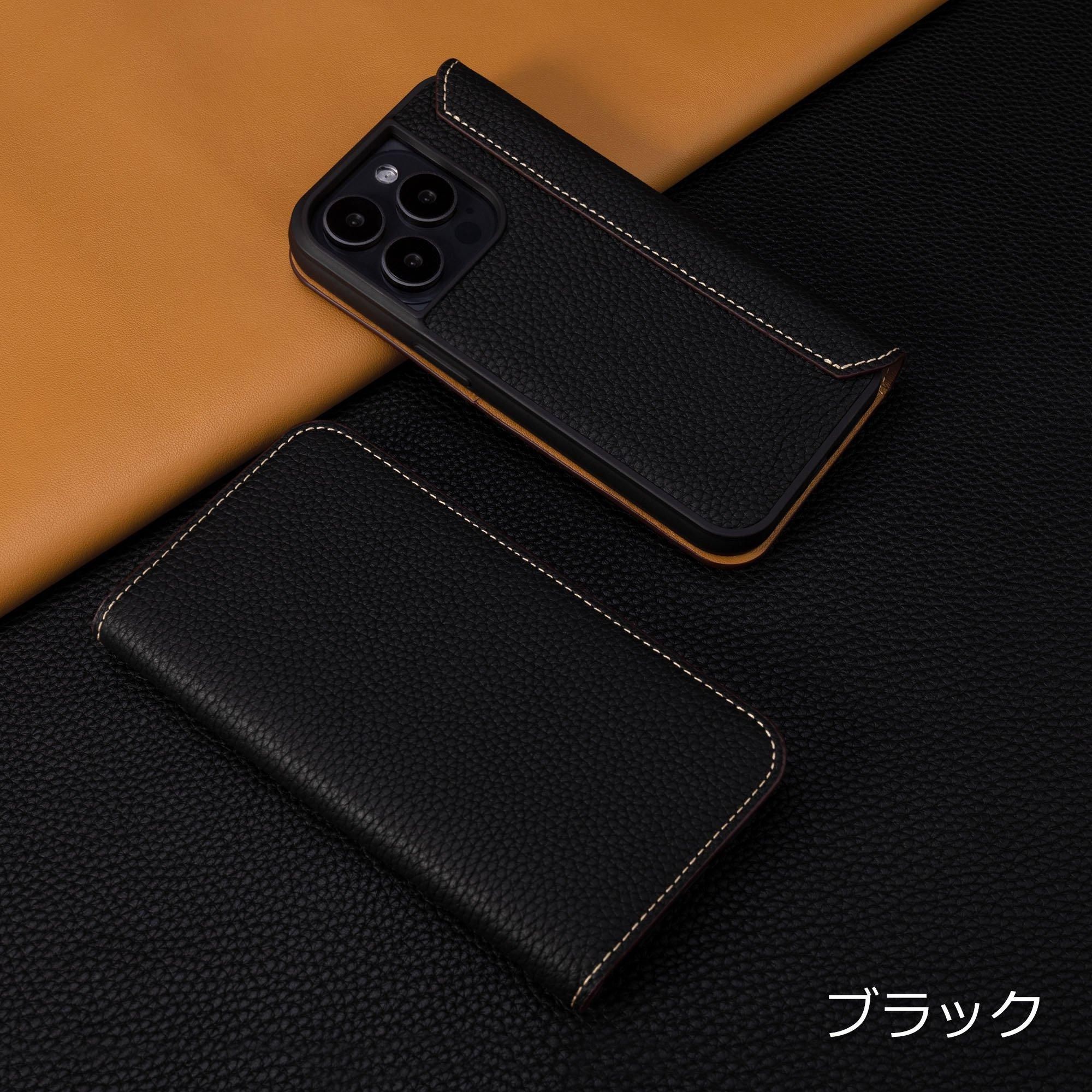 iPhone 16 Plus ダイアリーケース | 本革シュリンクカーフ - COGPH