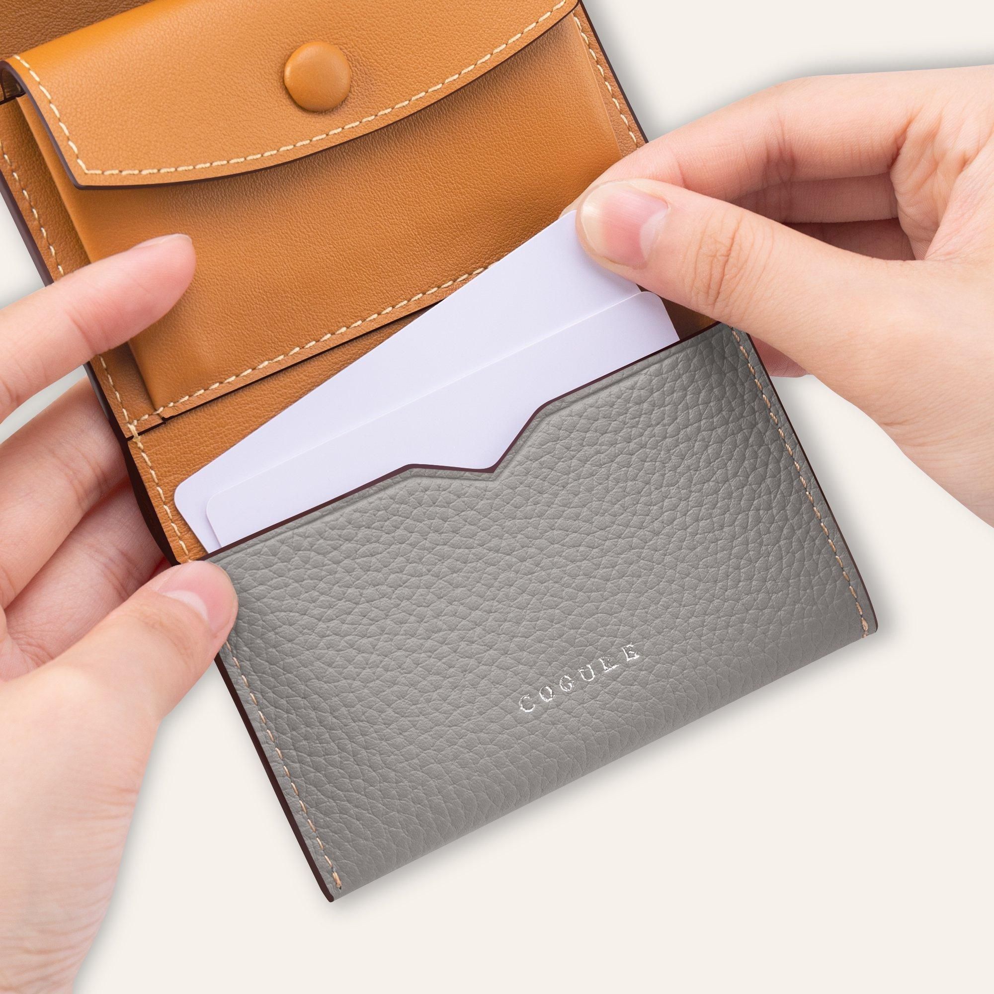 りす ミドルウォレット 3層タイプ マチ フラップ付き DOUBLES 財布