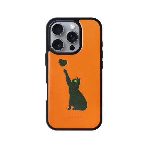 COTCatA iPhoneケース | 猫柄 サドルレザー & ダイヤモンド COTCatA iPhoneケース | 猫柄 サドルレザー & ダイヤモンド