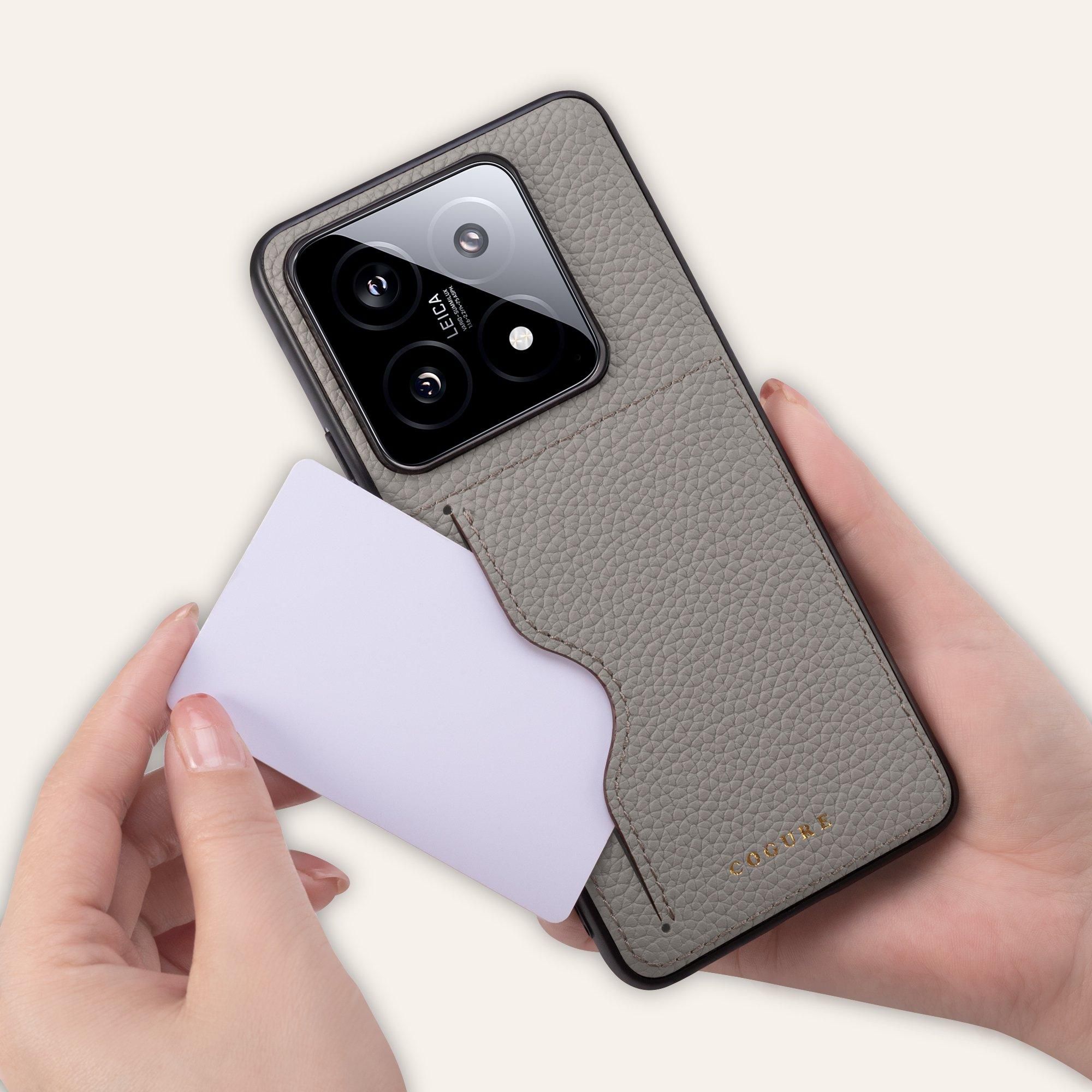 Xiaomi 14T/14T Pro本革ケース | カード収納付き - COGURE