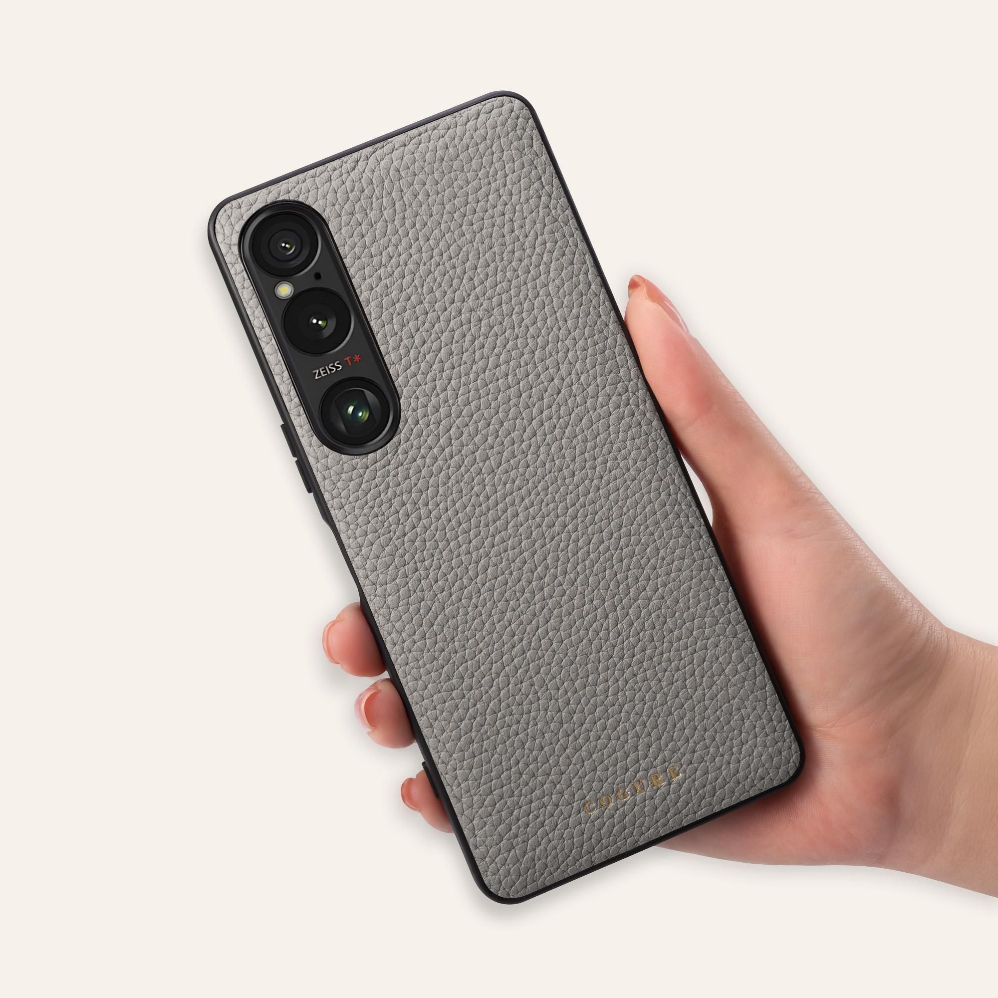 Xperia1IV 16GB/512GB 本革ケース付属 Xperia 1 IV ソフトレザーケース 磁石付き 耐衝撃 ステッチ - PM
