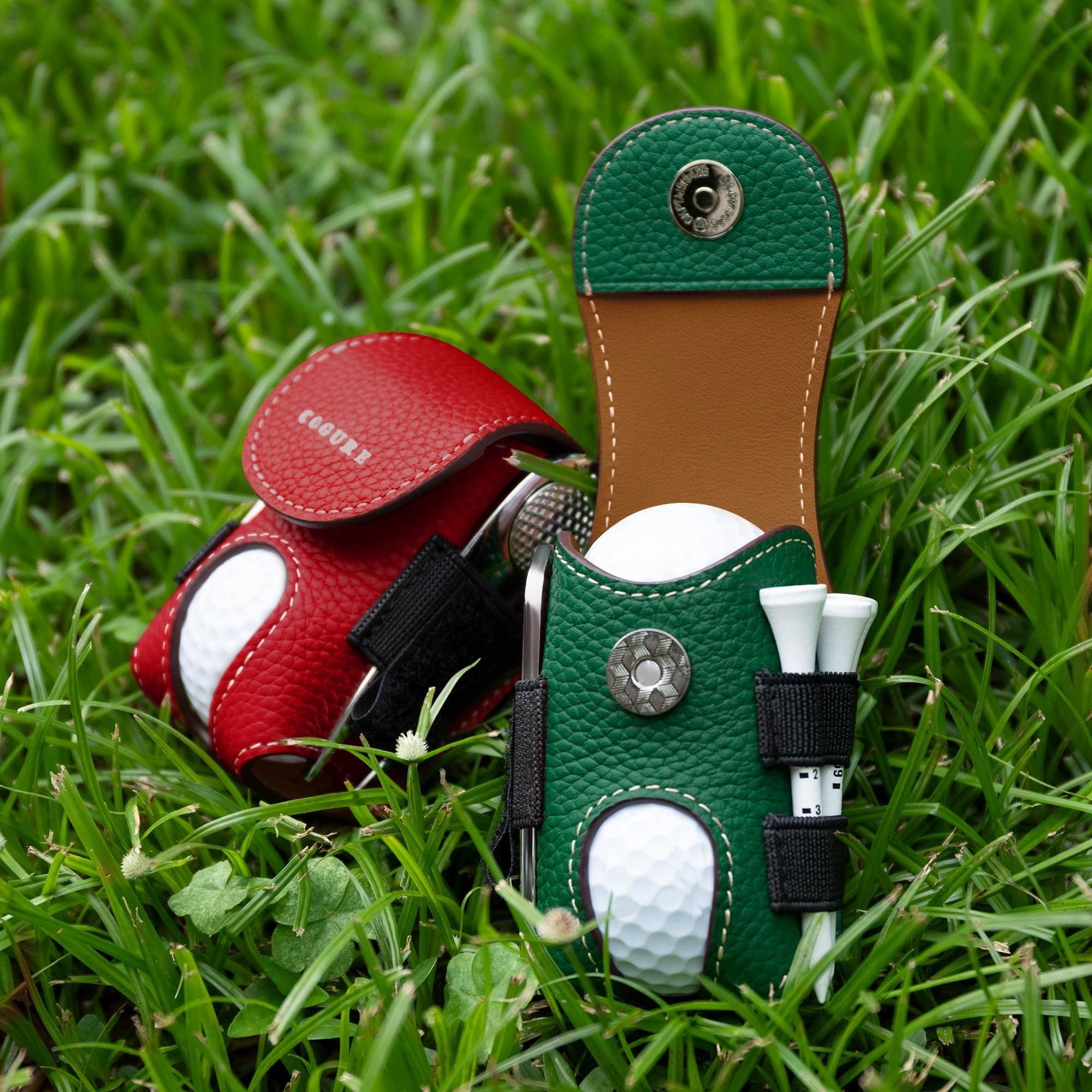 ゴルフボールケース | ティー・グリーンフォーク付き - COGURE